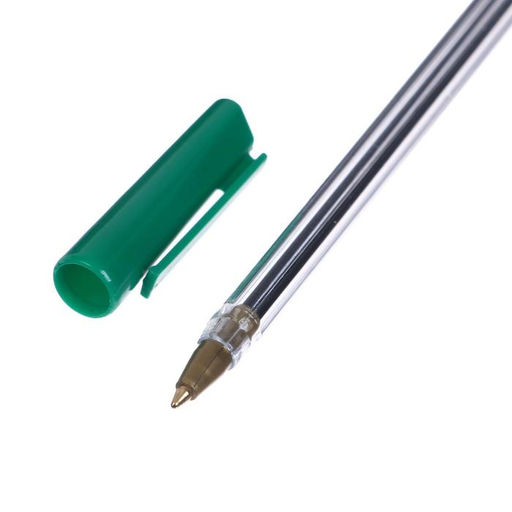 Набор ручек шариковых 4 цвета, стержень 1,0 мм синий, красный, чёрный, зелёный, корпус прозрачный - Calligrata фото 4