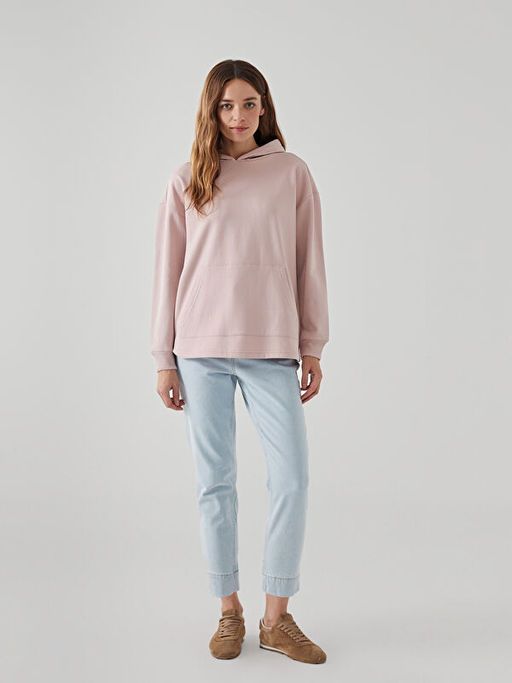 Oversize Kad?n Hoodie