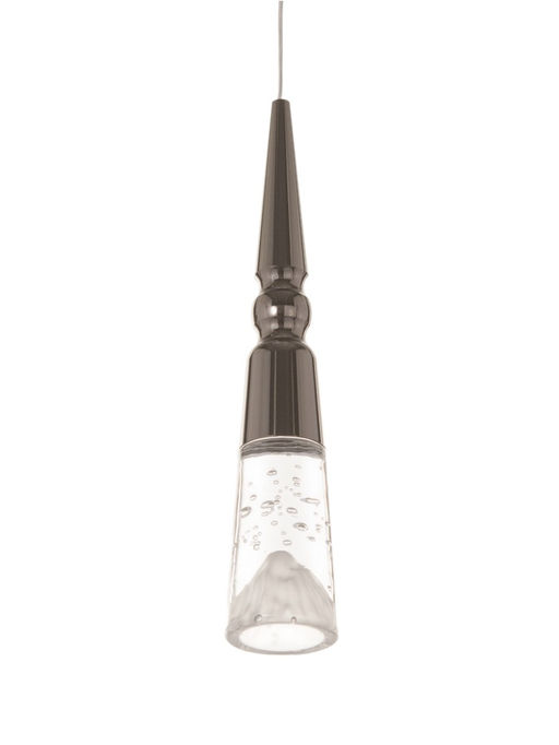 Светильник BayerLux «Нелла», LED, 5 Вт, 4000К, чёрный хром, 5.7×5.7×30-180 см