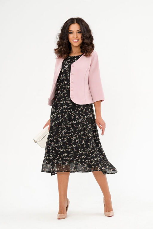 Платье с жакетом Марселла (50-56) - Serenada фото 4