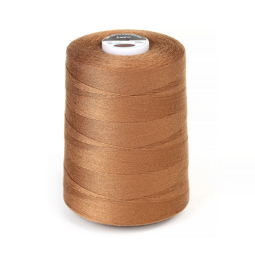 Нитки джинсовые 20/4 полиэстер 2000м цв.385 коричневый MAX