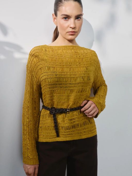 Ремень тонкий плетеный / Zarina  фото 2