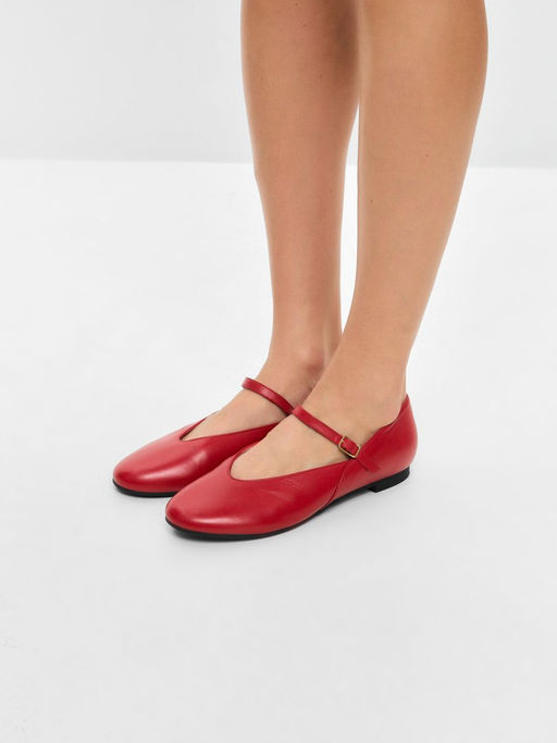 25504003054, Балетки женские, ARGO Натуральная кожа  фото 4