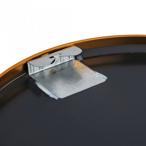 Зеркало настенное, интерьерное д100см, алюминиевая рама ширина 2,7см, цвет - золото (Китай)