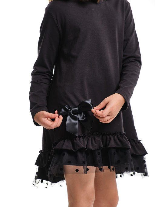 Платье нарядное для новогодних праздников и утренников UD 8055 черный - Mini maxi фото 2