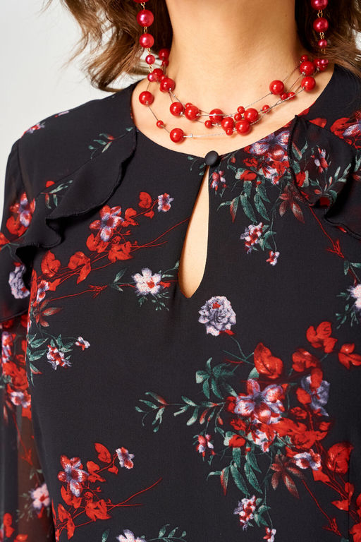 Платье EVA GRANT 7281А цветочный принт