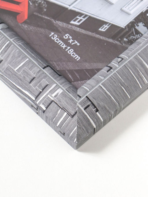 Фоторамка пластик 13х18 см "Моррис" тёмно-серый 23х18х2 см