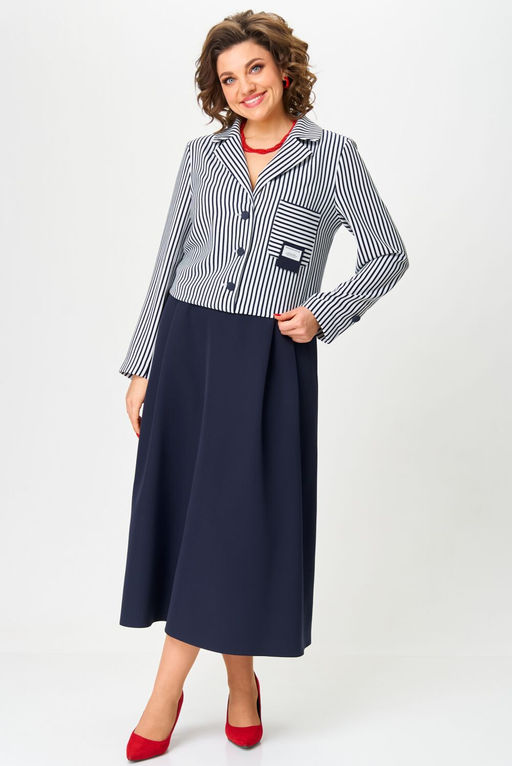 Костюм Aira Style 24-17 сине-белый