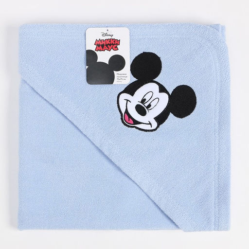 Полотенце уголок махровое Микки Маус, 75 х 75 см, 100% хлопок - Disney фото 6