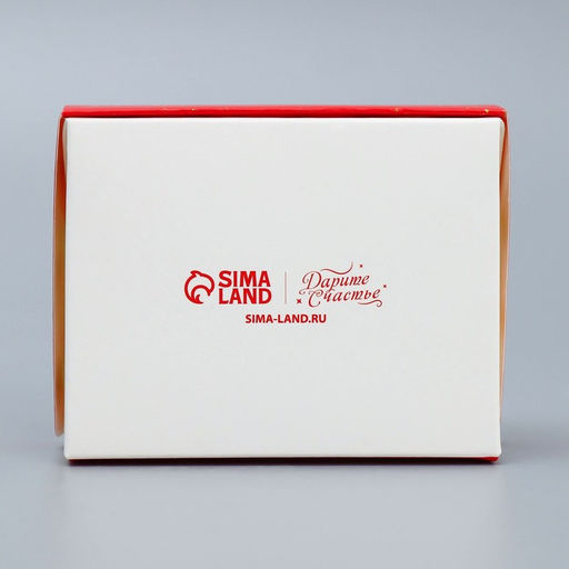 Цена за 5 шт. Коробка складная «Красная», 10 х 8 х 3.5 см