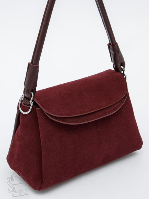 Сумка женская кожаная 2617Y angola red Polina&Eiterou