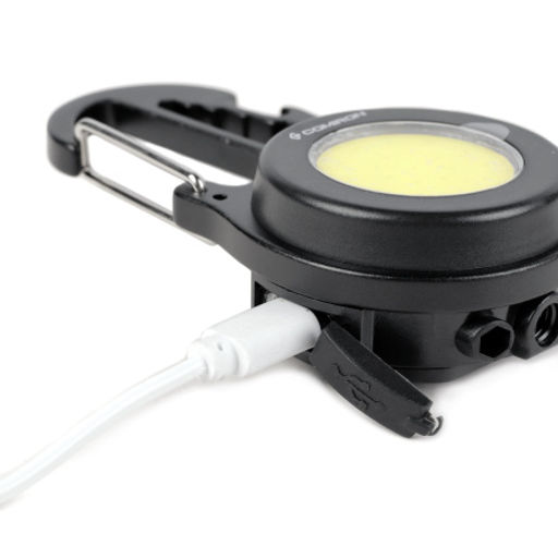 Фонарь мультитул тактический COMIRON TACTIC корпус CNC алюминий T6, IPX5; свет 20xCOB аккум 500 mAh USB Type-C отвёртки, гаечный ключ карабин /уп 120/ - Галеонтрейд фото 3