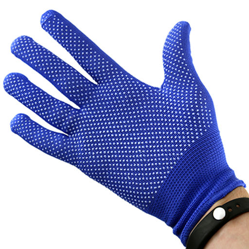Перчатки нейлоновые с ПВХ (точка), размер L (9), синий (Китай) - Домашняя Мода фото 2
