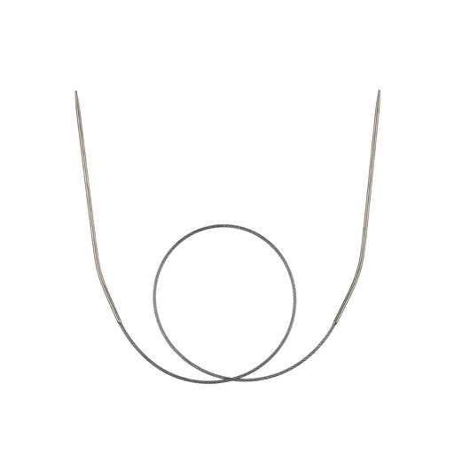 Спицы GAMMA круговые MKS-R сталь d 1.6 мм 40 см 1 шт с металлической леской фото 3