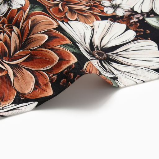 Набор салфеток с декоративными кольцами Этель Meadow flower, 40?40 см - 2 шт., 100% хлопок, саржа