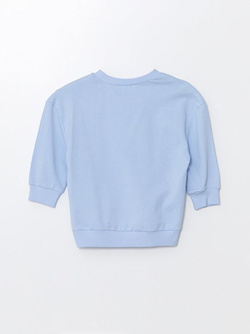 Bisiklet Yaka Uzun Kollu Bask?l? Erkek Bebek Sweatshirt - Waikiki фото 3