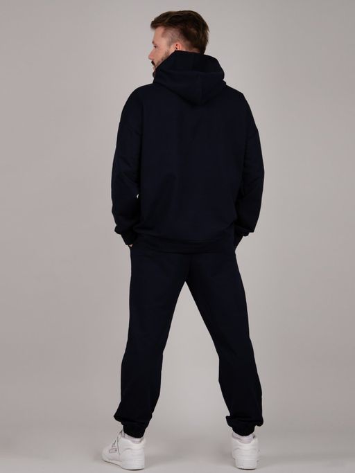 Костюм Денвер синий, футер с лайкрой - Малина фото 7