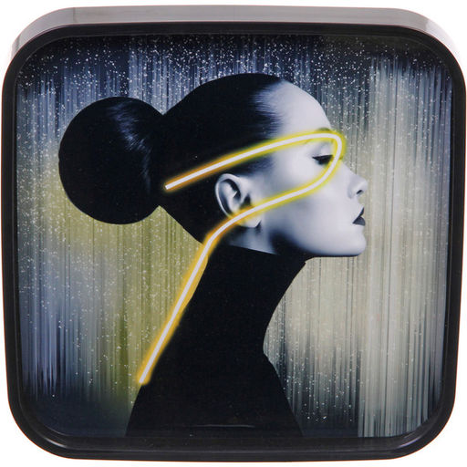 Часы настенные + пано 2шт "HOME STYLE" Незнакомка, черный корпус