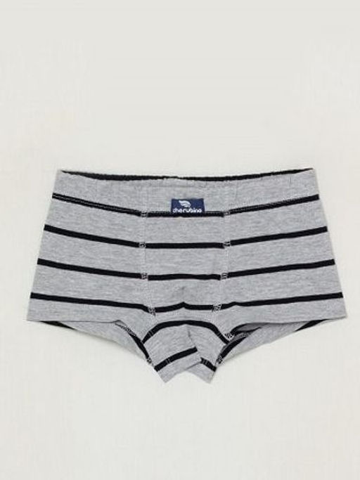 CRB wear/CSKB 10094-11 Трусы-боксеры для мальчика, светло-серый меланж/Ex.Cherubino  фото 2