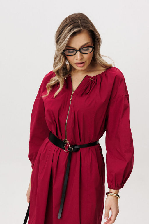 Платье Fantazia Mod 4708 багровый  фото 6