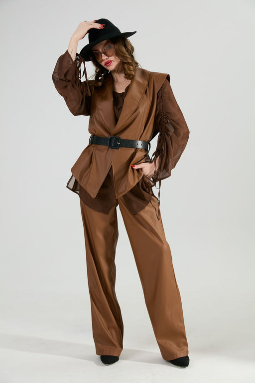 Костюм NIKVA н1031-2 шоколад  фото 4