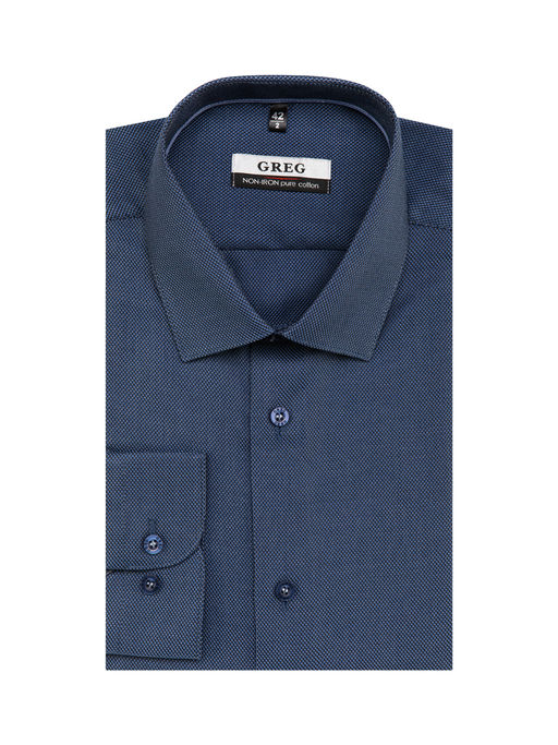 Сорочка мужская длинный рукав GREG 223/231/9403/Z/1p  фото 2
