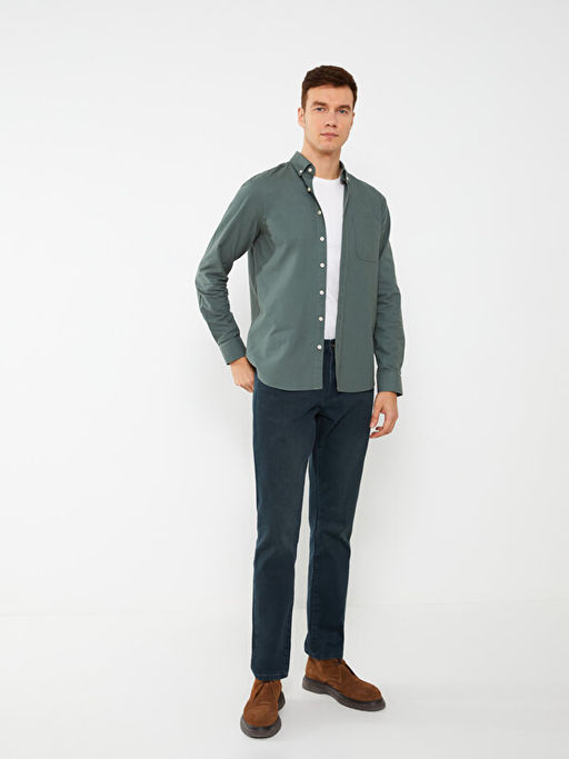 Regular Fit Uzun Kollu Oxford Erkek G?mlek