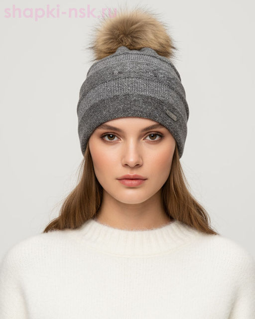 8202 Шапка женская флис (56-58)