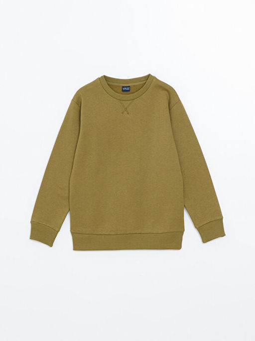 Bisiklet Yaka Erkek ?ocuk Sweatshirt