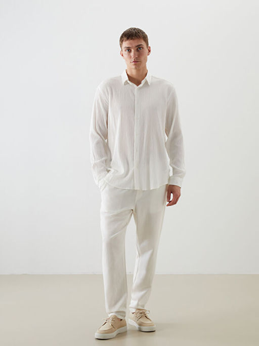 Regular Fit Uzun Kollu Erkek G?mlek