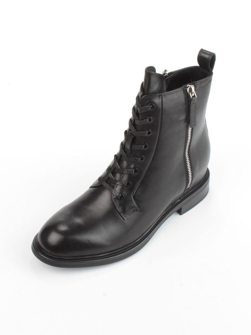 04-M3-1492 BLACK Ботинки зимние женские (натуральная кожа, натуральный мех) - Фабричный китай фото 4