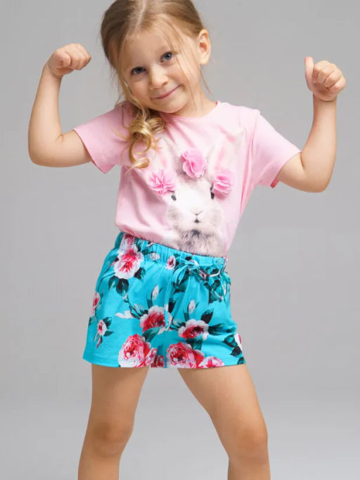 PlayToday / Шорты трикотажные для девочек  фото 2