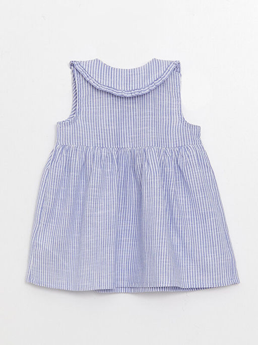 Bebe Yaka ?izgili K?z Bebek Elbise - Waikiki фото 2