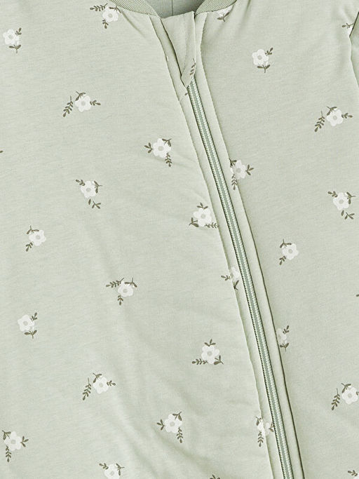 2.5 Tog Bask?l? Fermuarl? K?z Bebek Uyku Tulumu