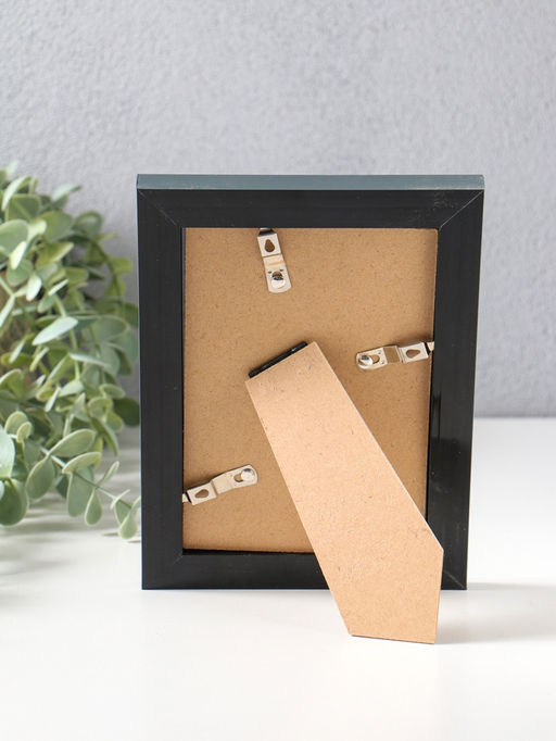 Фоторамка пластик 10х15 см "Остин" серый графит 18,5х13,5х1,5 см