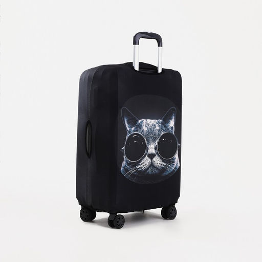 Чехол на чемодан 28, цвет чёрный - Simaland фото 3