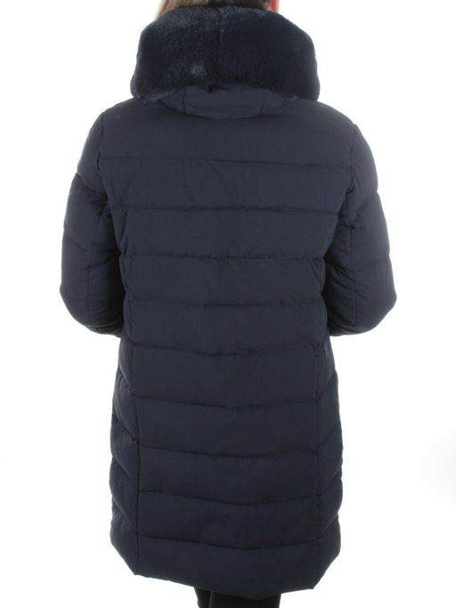 216 DK. BLUE Пальто женское зимнее Wisbeer