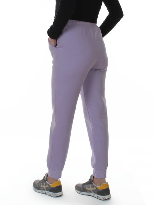 2226-K LILAC Брюки спортивные утепленные женские (85% хлопок, 10% полиэстер, 5% спандекс)