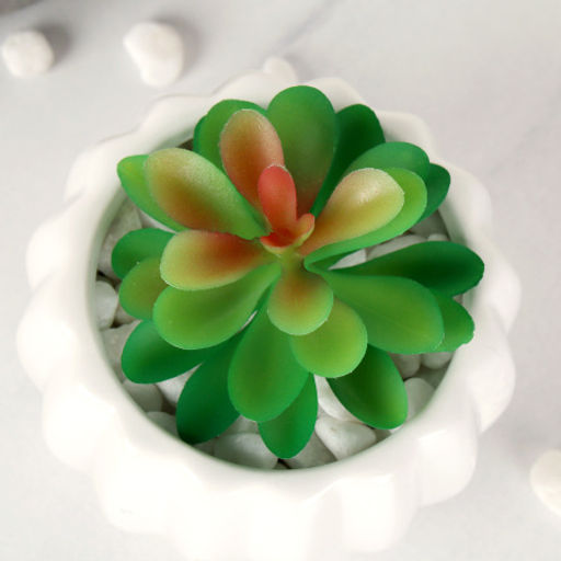 Суккулент искусственный 6,5х9 см / GN107 /уп 100/ - ГалеонТрейд фото 4