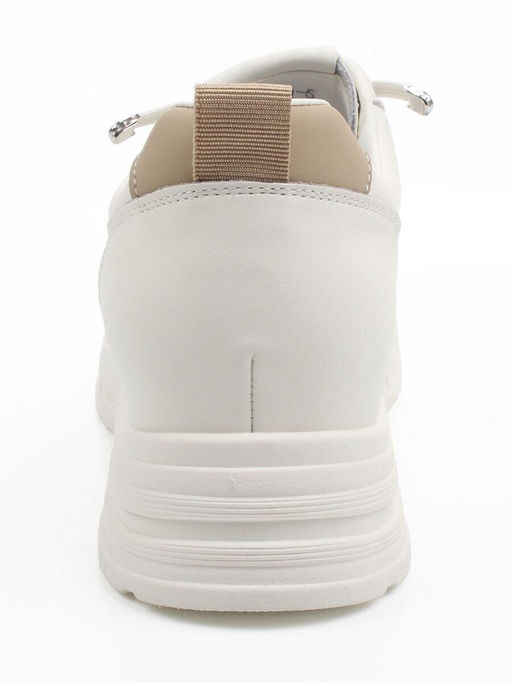 03-A331-5 WHITE Полуботинки спортивные женские (натуральная кожа)