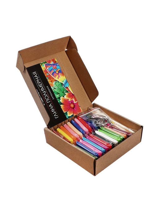 Набор глина полимерная запекаемая Calligrata, 24 по 20 г, с аксессуарами, в гофрокоробе