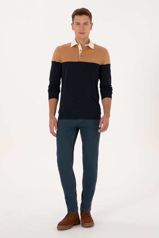 Erkek Camel Sweatshirt