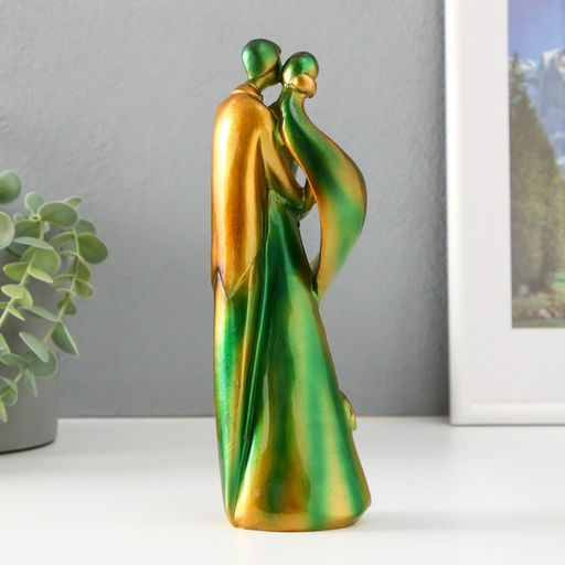 Фигурка полистоун Молодожёны. Поцелуй в объятиях, 21 см