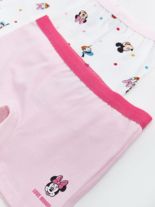 Minnie Mouse Bask?l? K?z ?ocuk Boxer 2li - Waikiki фото 3