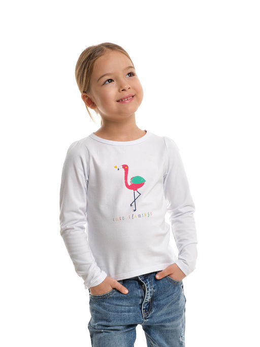 Футболка (лонгслив) UD 2273 белый - Mini maxi фото 2