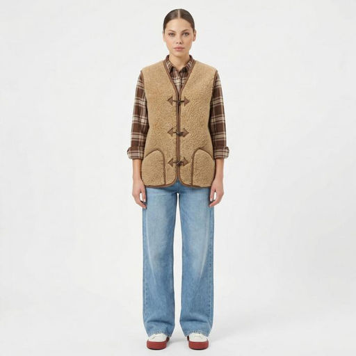 Жилет арт.1223-02/пуг. КЛАССИКА Камель - Altro фото 3