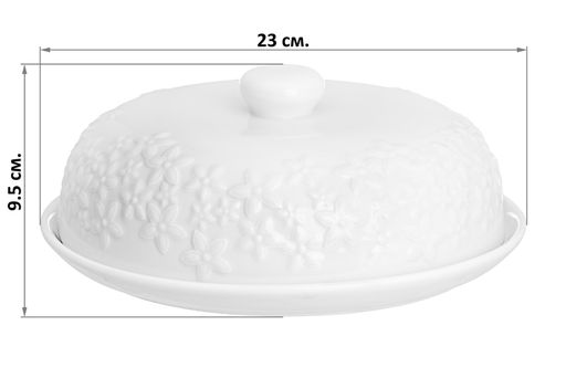 Блинница 23*23*9,5 см Цветочки - Elan gallery фото 2