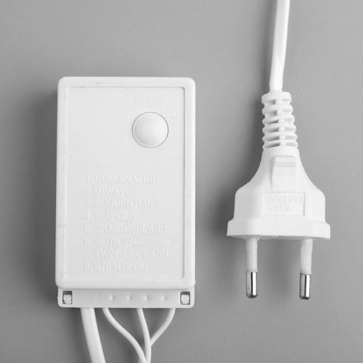 Гирлянда «Нить» 10 м, IP44, белая нить, 100 LED, свечение белое, 8 режимов, 220 В - Luazon lighting фото 5