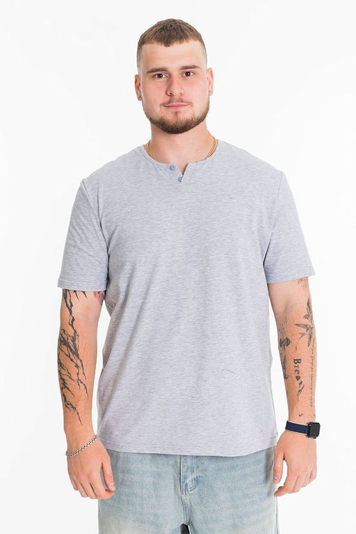 Футболка М125032а серый