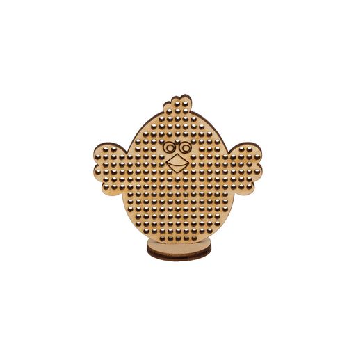 Заготовка для декорирования Mr. Carving ВД-863 Фигуры для вышивания на подставке фанера 0.3 см Цыпленок (6х6.4см)